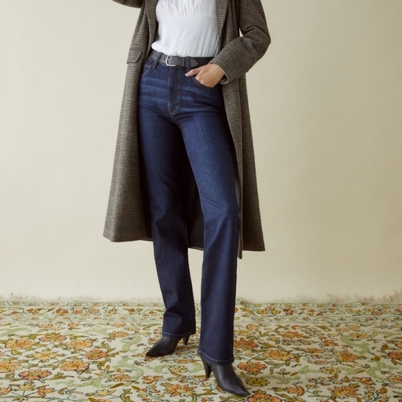 Reformation Peyton High Rise Bootcut Jeans in Aegean size 30 NWT - Picture 1 of 10